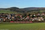 Eine unbekannte 111 mit einer RB nach Aschaffenburg am 31.10.13 in Laufach