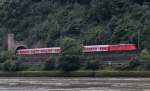 111 115-2 mit dem RE 12190 (Frankfurt(Main)Hbf-Koblenz Hbf) bei St.Goar 8.8.14