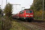 111138 mit RE nach Braunschweig am 27.10.2014 um 11.00 Uhr in Westerkappeln - Velpe.