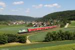 111 039 mit RB 59152 am 04.06.2015 bei Dollnstein