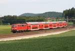 111 221 mit RE 4260 (Mnchen Hbf–Regensburg–Nrnberg Hbf) am 20.05.2014 in Parsberg