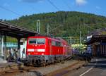 
Die 111 128-5 (91 80 6111 128-5 D-DB) fährt mit dem RE 9 (rsx - Rhein-Sieg-Express) Siegen - Köln - Aachen am 10.09.2015 in den Bahnhof Betzdorf/Sieg ein. 