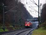 111 122 DB kommt die Kohlscheider-Rampe hoch aus Richtung Neuss,Herzogenrath mit dem RE4 aus Dortmund-Hbf nach Aachen-Hbf und fährt durch Kohlscheid in Richtung