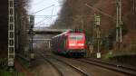 Ein Nachschuss von der 111 155 DB schiebt den RE4 aus Aachen-Hbf nach Dortmund-Hbf kommt aus Richtung Aachen-West,Laurensberg,Richterich, und fährt durch Kohlscheid in Richtung