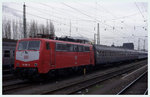 111126 mit Leerzug Garnitur am 23.11.1996 im HBF Münster.