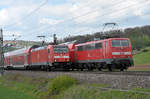 29.04.2017 Streckenabschnitt Uhingen 146 210-0 & 111 058 