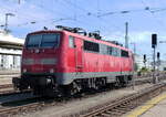 111 227-5 stand am 08.07.2018 beschäftgungslos in Nürnberg Hbf rum