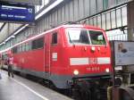 Alltagsbild im Bahnhof Stuttgart: Die Baureihe 111 (1.