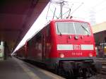Am 22.03.2009 steht die 111 141-8 in Hannover Hauptbahnhof und wartet auf ihre weiterfahrt nach Braunschweig.
