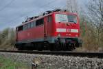 111 156 Stillstand am 16.4.2013 auf Freierstrecke mit Panto Schaden nach Kollision mit einem Baum auf der KBS 485 bei Km 21,6. 
Nach ca. 2 Stunden konnte der Verkehr weiter gehen.