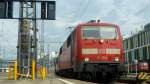 Am 2.9.11 stand 111 181 mit einem Regional Express nach Salzburg im Bahnhof München.