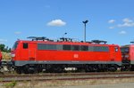 111 035-0 am Bw Leipzig Hbf Süd 20.07.2016