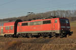 15.02.2017 Streckenabschnitt Uhingen 111 132-7