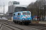 Der neue Stern am Bahnland-Bayern-Himmel: 111 017 `Maxl´ am heutigem Tage kurz vor seiner Taufe im Mnchner Hbf