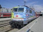 111 066 mit einer RB nach Garmisch-Partenkirchen in Mnchen HBF.