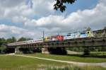 Eine Stunde spter waren sie mit dem EC 80 auf der Braunauer Brcke in Mnchen wieder nach Innsbruck unterwegs...