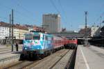 111 017 am 14.04.13 in Mnchen Hbf mit RB 59528