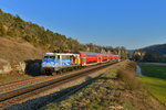 111 123 mit einer RB am 17.03.2016 bei Hagenacker.