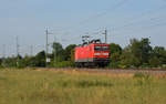 Am Morgen des 17.08.18 rollte 112 117 Lz durch Gräfenhainichen Richtung Wittenberg.