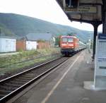 Am 10.10.2004 war die 112 180 mit einem IC nach Koblenz unterwegs. Ist wahrscheinlich der IC nach Norddeich Mole gewesen.