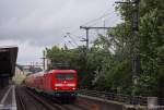 Gehrt zu Berlin: 112 108-6 mit RE 38136 Cottbus Hbf.