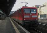 Hier 112 187-0 mit einem RE1 nach Brandenburg Hbf., dieser Zug stand am 27.2.2010 in Potsdam Hbf.