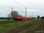 112 116-9 war dann am 1.Mai der letzte in Lpten fotografierte Zug. Sie war unterwegs mit einem RE 2 nach Rathenow.