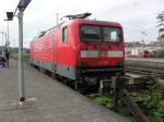 DB 112 137 abgestellt in Mnster Hbf am 19.9.10