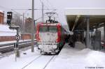 112 109-4 mit dem RE2 (RE 37383) nach Knigs Wusterhausen in Rathenow.