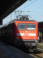 112 123 war am 13.06.2009 mit einem RE 4 nach Wismar in Stendal.