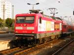 Am 12.06.2011 zog 112-138 eine RB von Halle/Saale nach Magdeburg Hbf.