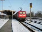 Am 10.02.2013 fuhr 112 139 auf der RB 29 Stendal->Salzwedel.