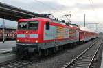 Am 27.Dezember 2012 war 112 139  Otto hat Zugkraft  in Helmstedt mit einer RB40 auf dem Weg von Braunschweig Hbf nach Burg (Magdeburg).