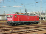 112 109 steht abgestellt im Bahnhof Cottbus am 29.