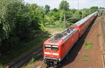 112 128 erreicht am 19.6.2016 mit einem RE1 (RE18111) von Magdeburg Hauptbahnhof nach Frankfurt(Oder) den Potsdamer Hauptbahnhof.