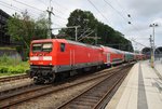 112 181 verlässt am 22.6.2016 mit dem RE70 (RE21021) nach Hamburg Hauptbahnhof den Kieler Hauptbahnhof.