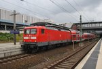 112 109 verlässt am 2.8.2016 mit einem RE3 (RE3348) von Lutherstadt Wittenberg nach Schwedt(Oder) Berlin Gesundbrunnen.