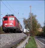 113 309 (9180 6113 309-9 D-DB) hngt am Zugschluss und wird nach Hamm(Westf) geschleppt.