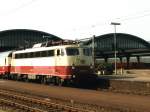 113 310-7 auf Oldenburg Hauptbahnhof am 14-09-1991. Bild und scan: Date Jan de Vries.