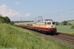 113 309-9 AKE mit Sonderzug (DPF 50 Trier Hbf - Ostseebad Binz) bei Salzderhelden am 05.06.2016