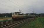 112486 mit D 2243 am 7.9.1987 um 15.08 Uhr bei Ibbenbüren - Laggenbeck in Richtung Osnabrück.
