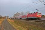 DB Regio 114 013 als RE50 nach Fulda am 03.03.18 bei Rodenbach (Main Kinzig Kreis) 