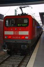 BERLIN, 30.11.2008, 114 012-8 als RE3 nach Schwedt (Oder) im Bahnhof Berlin-Gesundbrunnen; dieser Zug endete hier wegen Bauarbeiten zwischen Berlin-Gesundbrunnen und Bernau, eine Weiterfahrt war allerdings mit der S2 und erneutem Umsteigen in Bernau möglich