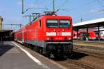 114 009 mit RE nach Frankfurt am Main am 04.09.12 in Fulda 