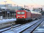 ODEG Ersatzpark mit  114 002-9 der DB vor dem  RE 2 (RE 37373) von Cottbus nach Wittenberge bei der Durchfahrt durch den Bahnhof Berlin Charlottenburg am 09.