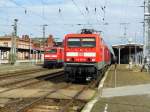 Am 28.03.2015 die 112 169 und die 114 027-8 von der DB in Stendal .