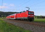 Am 15.05.2015 bespannte die 114 037 den RE50 zwischen Frankfurt und Bebra.