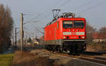 114 020 rollte am 04.12.16 Lz durch Greppin Richtung Bitterfeld. Ob die Lok wirklich wie im ZZA angeschrieben zu Eintracht Frankfurt unterwegs war darf bezweifelt werden.