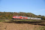 115 350 mit PBZ 2460 bei Ebersbach an der Fils am 17.10.2017.