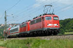 12.05.2018 Streckenabschnitt Uhingen 115 459-0 & 115 114-1 als Pbz 2461